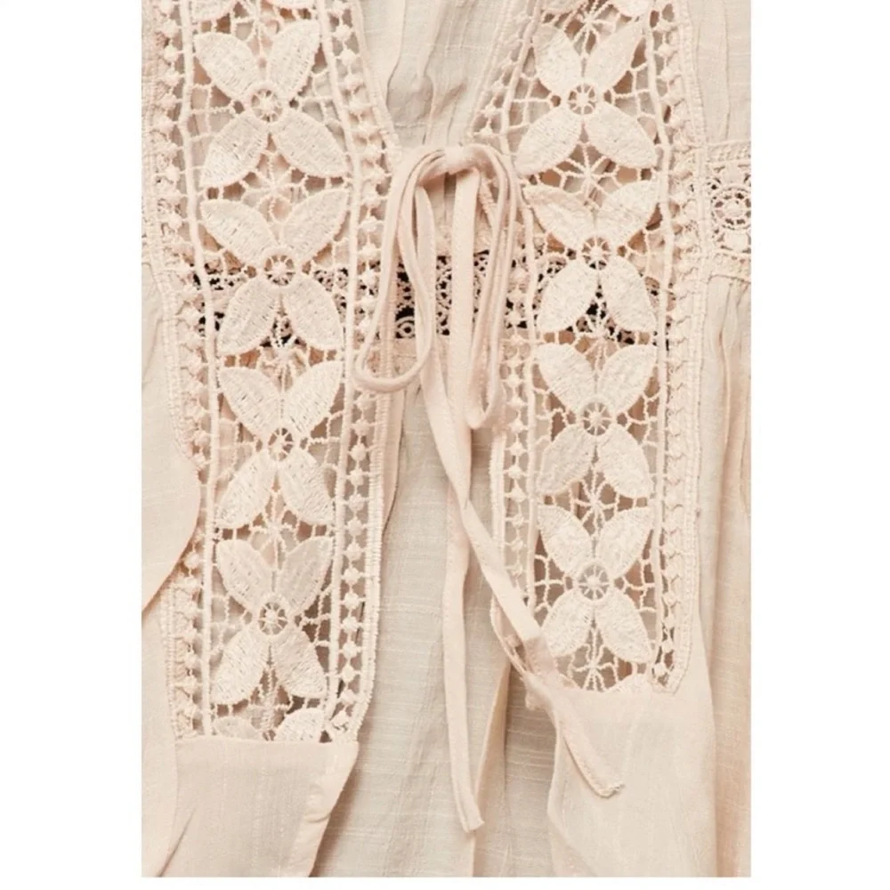 Lightweight Beige Jacket- NWOT! No flaws to note! Size Med 😁 - Picture 4 of 6